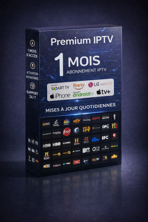 Abonnement IPTV Belgique 1 Mois — €9,99 | Streamova