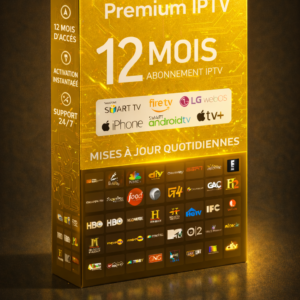 Abonnement IPTV Belgique 12 Mois + 2 Offerts — €54,99 | Streamova