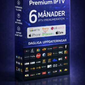 IPTV Abonnemang Sverige 6 Månader