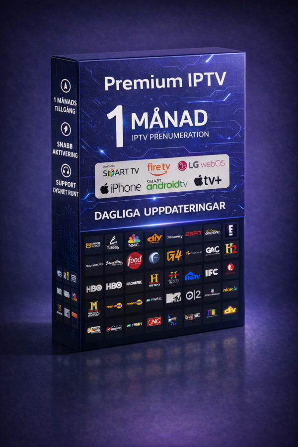 iptv abonnemang 1 månad